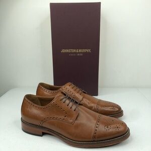 JOHNSTON & Murphy Dempsey Cap Toe Oxford Shoes